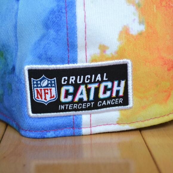 NFL New England Patriots Baseball Cap Hat Intercept Cancer New Era - Picture 5 of 7